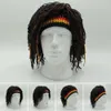 BeanieSkull Caps Funny Reggae Dreadlocks Unisex Jamaican Knitted Beanies Braid Hat Rasta Hair Hats Handmade Fancy 230214