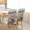 Chair Covers Christmas Cover Dining Table Decoration Festival Ornaments Home Restaurant Lovely Xmas Gnome Themed Chairs Back