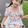 LZH Children's Clothing Summer Sets for PCS Outfit Fashion Kids Costume Top Shorts Suits Suit Baby Girls Set