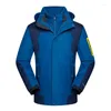 Men's Jackets Outdoor Waterproof Jacket Hiking Clothing Softshell Light Rainproof Coating Fabric Suit Men & Women