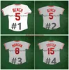 1990 World Series Eric Davis Baseball Jersey Reds Ken Griffey Jr. Chris Sabo Barry Larkin Paul O'Neill Jose Rijo Pete Rose Johnny Bench