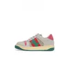 Buty dla dzieci malucha screener sneaker beżowe masło brudne skórzane buty Włochy projektanci vintage czerwony i zielony dzieci trampki gumowe klasyczne buty zwykłe