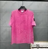Męskie koszulki damskie projektant podwójnej przędzy pranie tkaniny vintage krótkie ubrania robocze z krótkim rękawem T-shirt moda letnia bluza okrągła szyja 21