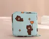 Cute protable coin bags cartoon canvas change purse large capacity storage money wallet girls hand Zipper coin purse wallet