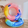 Uppblåsbara flottörer rör Splash Ink Art Swimming Pool Foats Swimming Ring Vuxen Barn Uppblåsbar poolrör Giant Float Boys Girl Water Fun Toy Swim Laps J230214