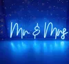 Party Decoration 3ft Oh Baby And Mr Mrs Led Neon Signs With Transparent Acrylic Board Background Wall Decor Lights