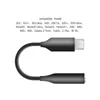 タイプ-C〜3.5mmイヤホンケーブルアダプターUSB 3.1タイプC USB-C男性補助オーディオサムスンのメスジャックノート10プラス