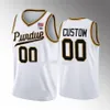 Anpassad NCAA Purdue Boilermakers Jerseys Rick Mount-era Throwback Basketball Jersey Swanigan Patch Zach Edey Jaden Ivey