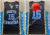 Vintage 2003-2004 Gilbert Arenas Ed Bullets Basketball Jerseys Michael 23 Blue White Shirts Ncaa North Carolina Tar Heels 15