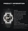 Wristwatches SANDA Men's Function Creative Personality Double Display Synchronous Movement Electronic Watch