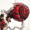 Anime Manga 23-28CM Gear Fourth Luffy Figura Serpiente Hombre Luffy Mono D Luffy Estatuilla Gear 4 Luffy Estatua Colección Juguete 230211