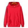 Heren Hoodies Solid Color Plus Maat Hoodie Katoen Sport Casual lange mouwen pullover losse herfst Winter Harajuku Sweatshirts mannen