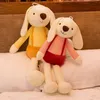 Boneca de brinquedos de pel￺cia de coelho acalma a luxuosa boneca de rabos de pel￺cia Presente de P￡scoa para crian￧as 40 cm LT0004