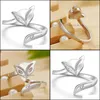 Band Rings Korean Animal Ring Ladies Simple Jewelry Gift Couple Fire Sier Plated Drop Delivery Dhfne