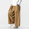 Männer Hosen Männer Casual Baggy Cord Paar Gerade Breite bein Hosen Japan Stil Männliche Große Taschen Streetwear Übergroßen 5XL 120 kg