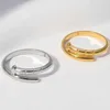 Nagelring für Damen, Luxus-Designer-Schmuck, Paar-Liebesringe, Edelstahl-Legierung, vergoldetes Verfahren, Modeaccessoires, verblasst nicht und ist nicht allergisch