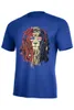 남자 T 셔츠 2023 여름 스타일 패션 남성 셔츠 프린트 티셔츠 오리지널 DJ Lion USA 플래그 굉장한 다양한 색상