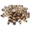 Anahtarlıklar Peluş-Tail Anahtarlık Kaçak Racoon Anahtarlama 28cm Hayvan Anahtar Yepyeni Pompomlar Tutucu Çanta Decor