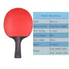 Bord Tennis Raquets 6 Star Professional Table Tennis Racket med väskan Horisontellt grepp Ping Pong Paddle Pingpong Bat Student Sports Equipment 230213