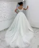 Abiti da festa Principessa Matrimonio Off spalla 3D Applique in pizzo Donna senza maniche Boho Abiti da sposa Vestido De Novia Personalizzato 2023 230213