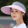 Chapeaux à large bord pour femmes, pare-soleil d'été, chapeau de plage réglable, protection UV, casquette emballable R230214