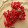 Decorative Flowers 2pc Artificial Cherry Blossom Branch Flower Wall Hanging Sakura 100cm For Wedding Centerpieces Garden String