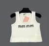 Bijgesneden Dames T-shirt Gebreid Mouwloos Vest Tops Sexy Casual Zwart Wit Tanks