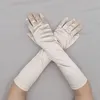 3Pairs/Pack Party Supplies Dinner Gloves Satin Ceremony Women's Nightclub Sunscreen Gloves Halloween Photography Bridal Wedding Gloves Evening Accessories