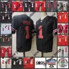 American College Football Wear College 2022 NCAA Ohio State Buckeyes Maillot de football cousu 1 Maillots Justin Fields 1 Baxton Miller 1