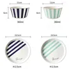 Dinnerware Sets Ceramic Breakfast Plate And Bowl Set Dessert Fruit Snack Sugar Salad Simple Rice Soup Beef Dishes