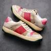 With Box Designer Sneakers GGity Shoes Casual Shoes Dirty Designer Screener Canvas Sneakers Women Luxurys Classic Blue Red Stripe Rubber Qod