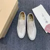 Italia Designer Loropiana Scarpe Scarpe alte di alta edizione Scarpe LP Lefu da donna Scarpe slip on mocassini Stivaletti e stivaletti Coppia scarpe casualIVQQ