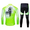Cykeltröjor sätter långärmad cykeltröjor med byxor för män senaste hösten vinter cykling set pro Team racing sportkläder cykel kostymer enhetlig 230213