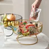 Plates Home Tablewares Metal Dry Fruit Plate For Baby Bowl Wrought Iron Crafts Basket