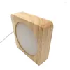 Nachtlichten USB LED Wood bureaulamp slaapkamer bedlicht licht bedraad bedieningsverlichting 6000K witte huisdecoratieve tafel