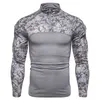 Hommes TShirts mens Camouflage tactique militaire vêtements Combat chemise assaut à manches longues serré t-shirt armée Costume 230214