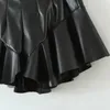 女性のショートパンツ2023夏の女性服デザインセンスパーソナリティプリーツプリーツプリーツスリムバッグヒップハイウエストハカマ