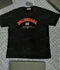 xinxinbuy Herren Designer T-Shirt 23SS Paris zerstörte Buchstaben Schere Musterdruck Kurzarm Baumwolle Damen Weiß Schwarz Grau XS-L