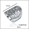 Band Rings Pretty Sier Plated Ring For Women Ethnic Vintage Unique Carving Tibetan Totem Trendy Beach Jewelry Drop Delivery Dhz2H