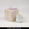Tablice Kreatywny ręczny szczypta brzuch kubek kawaii kubki kawy Ceramiczne ludzkie body