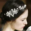 Fashion Wedding Bridal Headpiece Hair Accessoires avec des couronnes nuptiales de perles et des diadèmes bijoux de bijoux en bandes de mariée