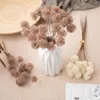 Decorative Flowers Artificial Rose Autumn Decoration White Wedding Home Christmas Fall Fake Flower Bouquet Craft Wreath Supplies