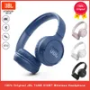 Zestawy słuchawkowe 100 JBL TUNE 510BT bezprzewodowe słuchawki Bluetooth muzyka sportowy zestaw słuchawkowy chłopcy i dziewczęta komputer mobilny Universal J230214