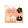 Pendientes de tachuelas para mujeres Joyas de cristal de flores Clover