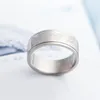 Anelli a grappolo Meteorite di ferro naturale Gabeon per donna Uomo Taglia 10.5 Anello placcato argento per matrimonio alla moda