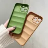 Candy Color Liquid Silicone Down Jacket Case For iPhone 14 13 11 12 Pro Plus XS Max Soft TPU The Puffer Cover Shell