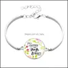 Charm Bracelets 18 Kinds Bible Verses Glass Dome Art Pattern Bangles Scripture Quote Jewelry Christian Faith Inspirational Gifts Dro Dhprf