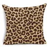 Pillow Case 45x45cm Animal Leopard Zebra Pattern Printed Polyester Home Decoration Throw Cover Sofa