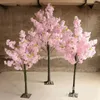 Decorative Flowers 1.5M Height White PInk Cherry Tree Simulation Fake Peach Wishing Trees For Home Decor And Wedding Centerpieces