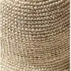 Breda randen hattar handgjorda sommarhattar för kvinnor Straw Sun Hat Bucket Cap Raffia Lady Girls Panama Beach Hats Floppy Female Travel Folding Cap R230214